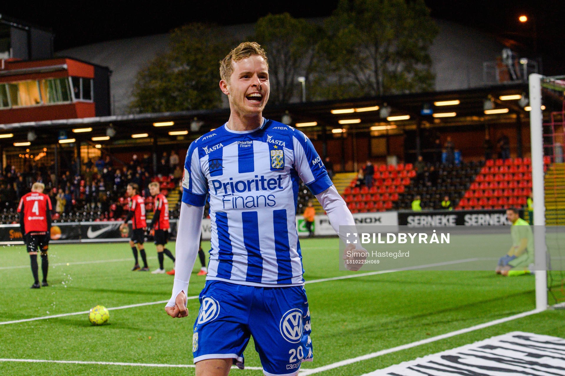 IFK Göteborgs Victor Wernersson jublar