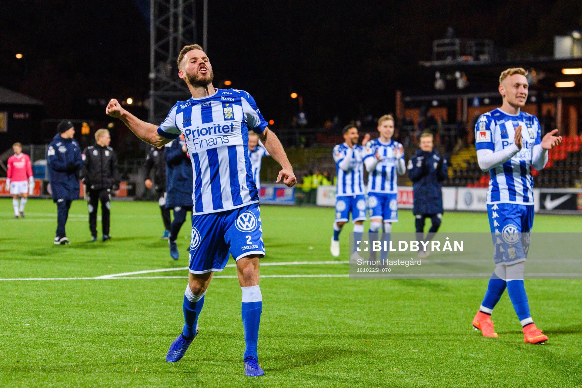 IFK Göteborgs Emil Salomonsson jublar