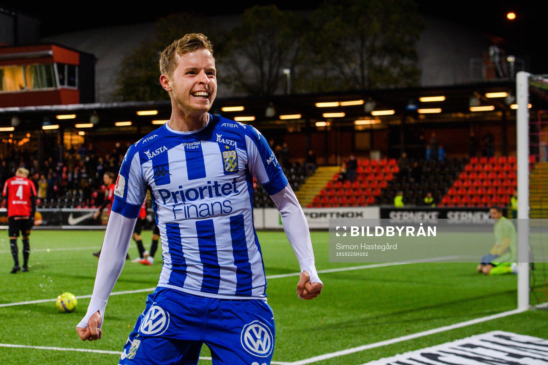 IFK Göteborgs Victor Wernersson jublar