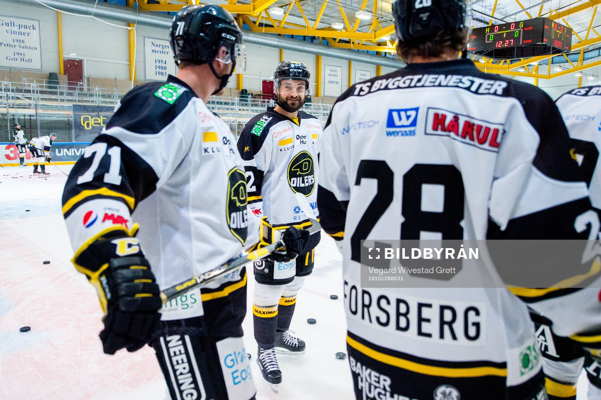 Mats Larsen Mostue of Stavanger Oilers