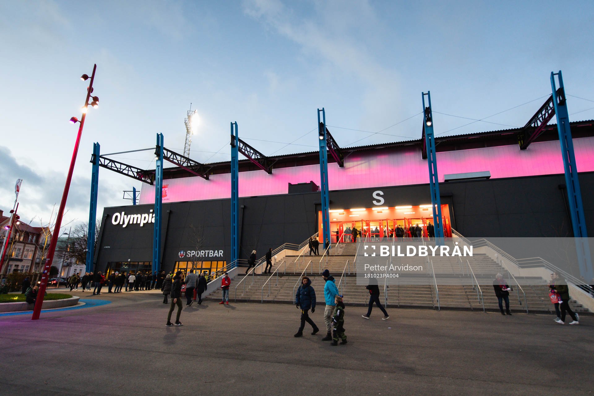 Exteriör över Olympia