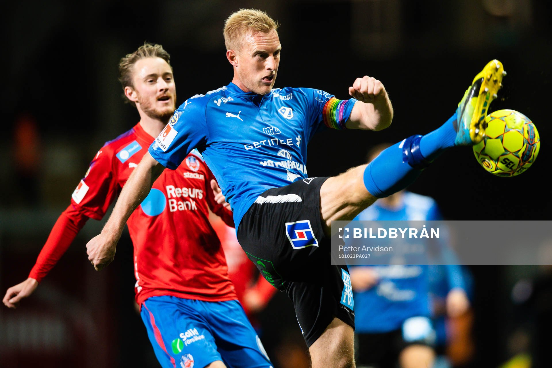 Helsingborgs Rasmus Jönsson och Halmstads Peter Larsson