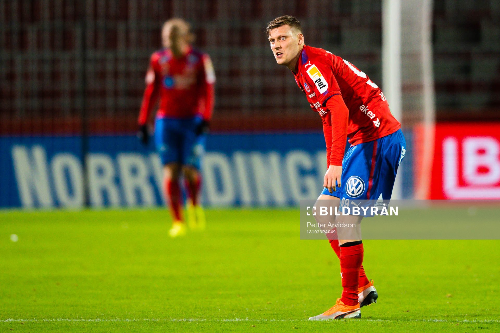 Helsingborgs Andri Runar Bjarnason deppar