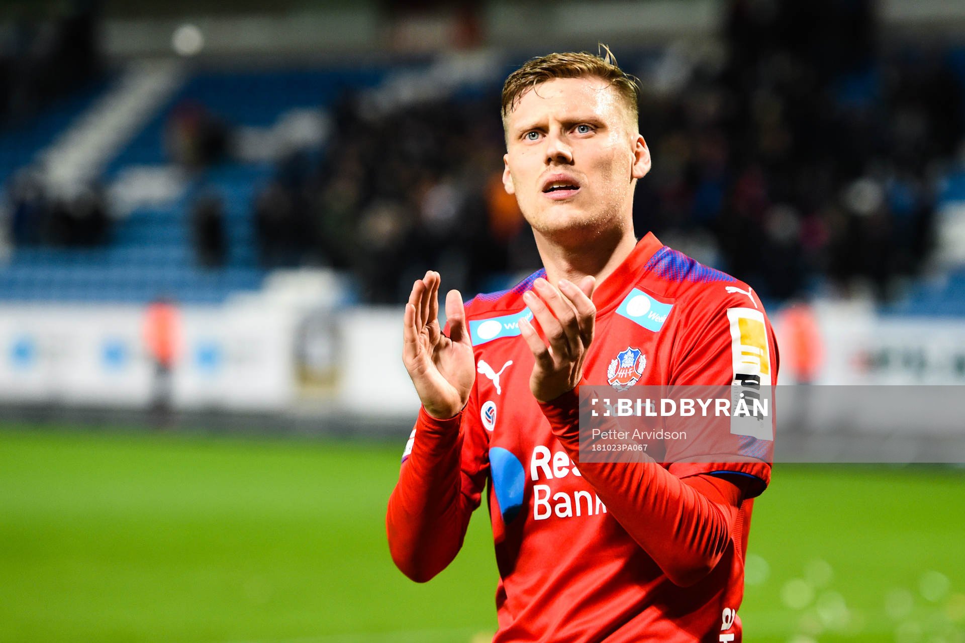 Helsingborgs Andri Runar Bjarnason deppar