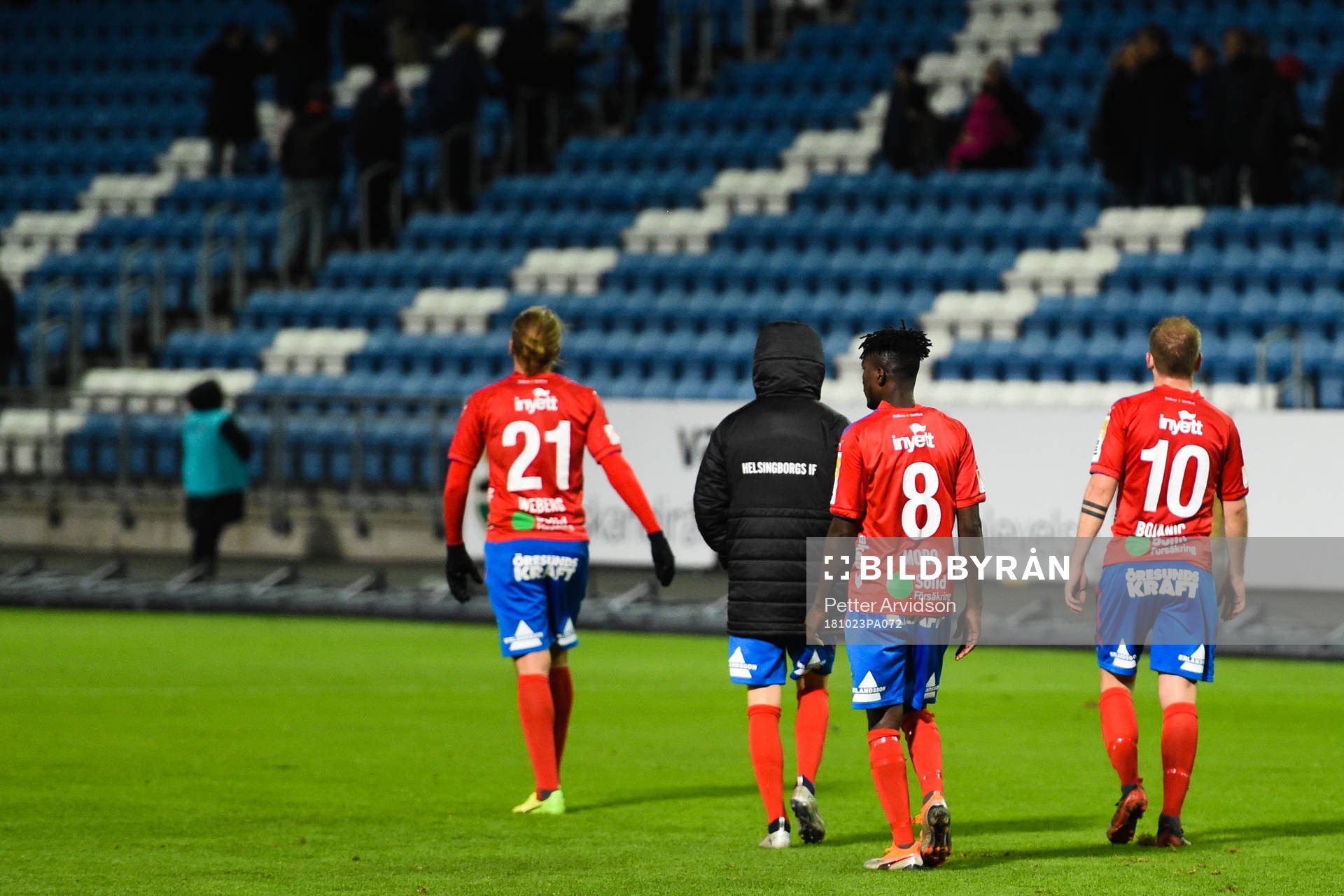 Helsingborgs Charlie Weberg, Mamudu Moro och Darijan