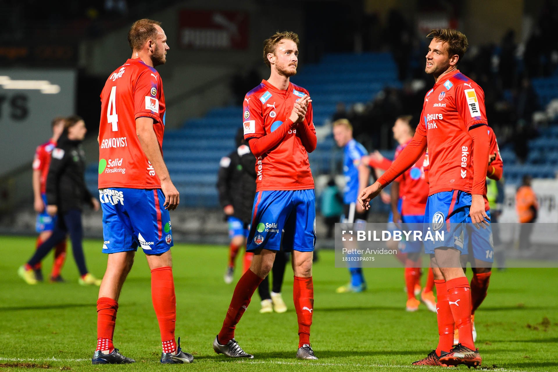 Helsingborgs Andreas Granqvist, Rasmus Jönsson  och Mikael