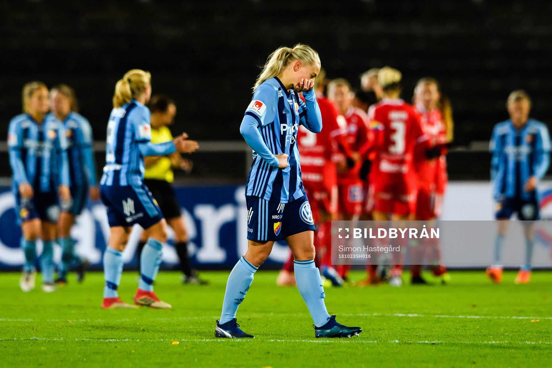 Djurgårdens Julia Spetsmark deppar