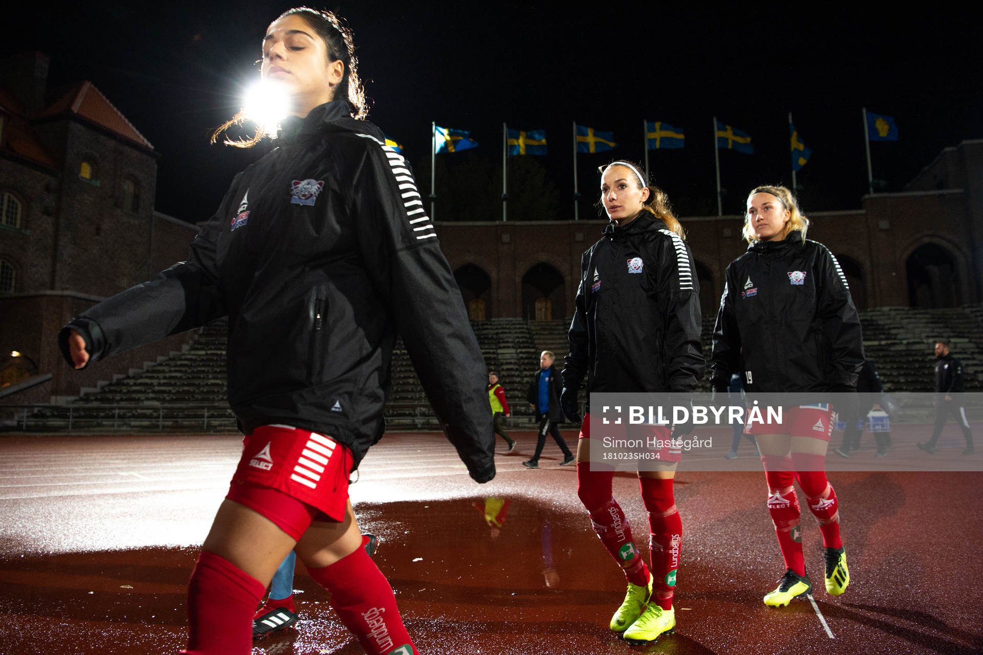Linköpings Kosovare Asllani före fotbollsmatchen i