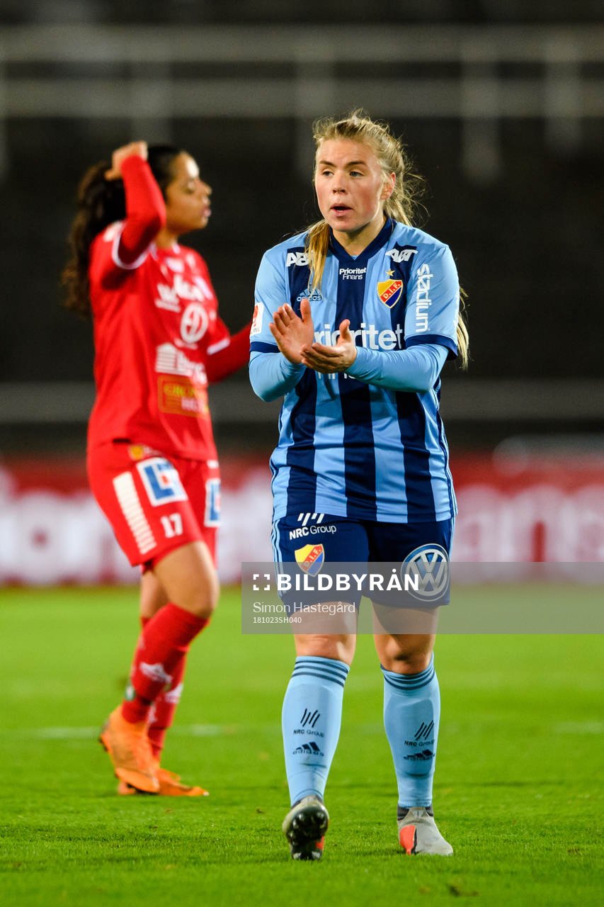 Djurgårdens Ingibjörg Sigurdadottir deppar