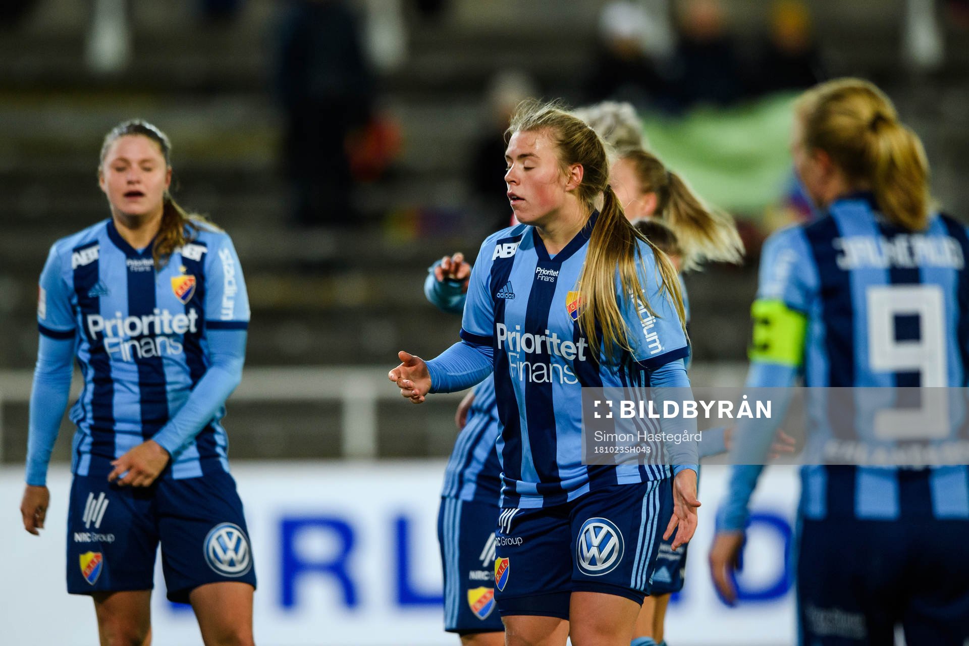 Djurgårdens Ingibjörg Sigurdadottir deppar