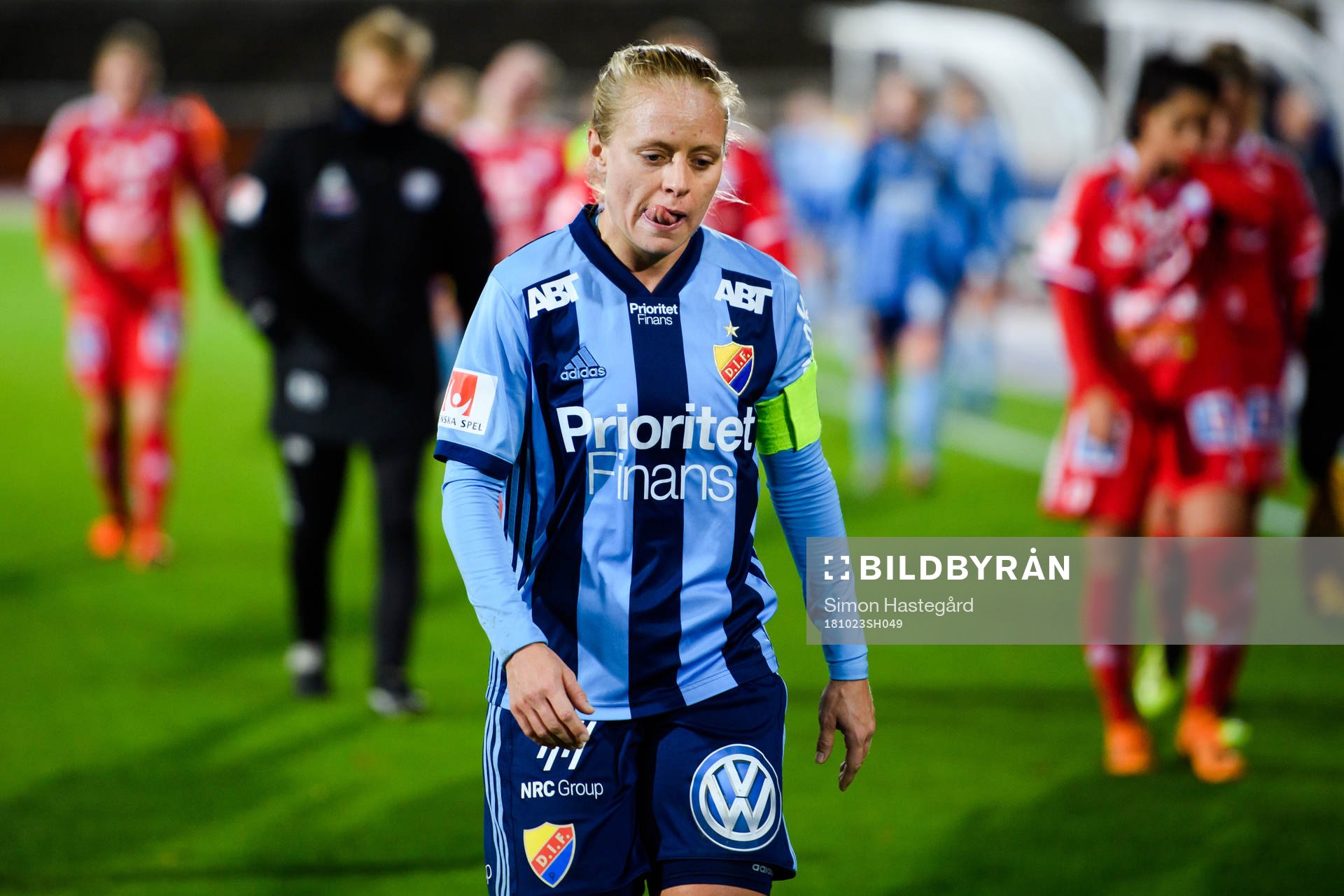 Djurgårdens Mia Jalkerud deppar