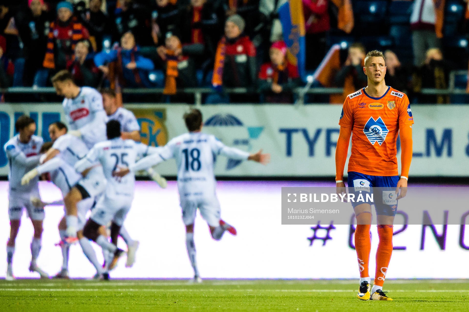 Holmbert Aron Briem Fridjonsson of Aalesund looks dejected