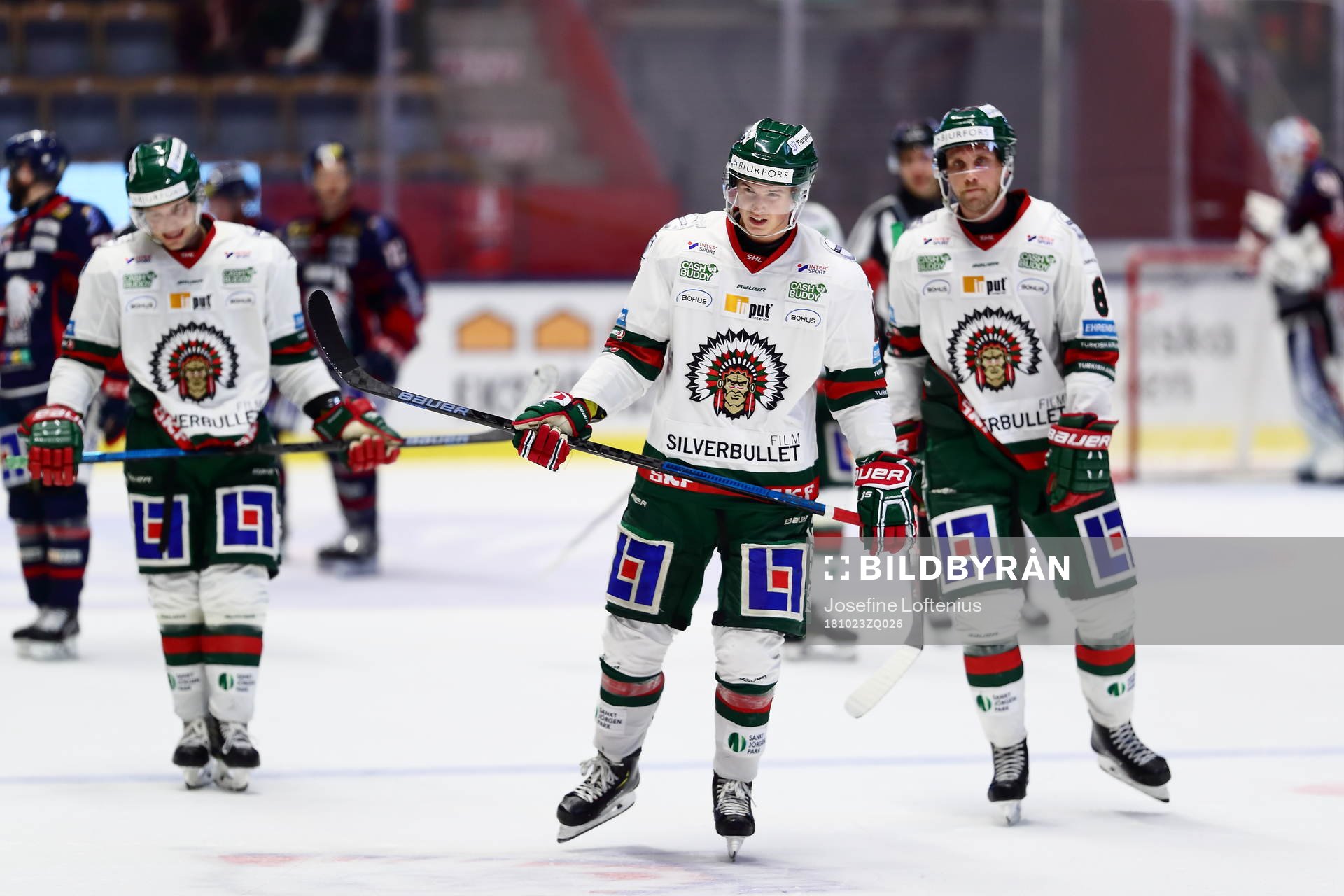 Frölundas spelare deppar