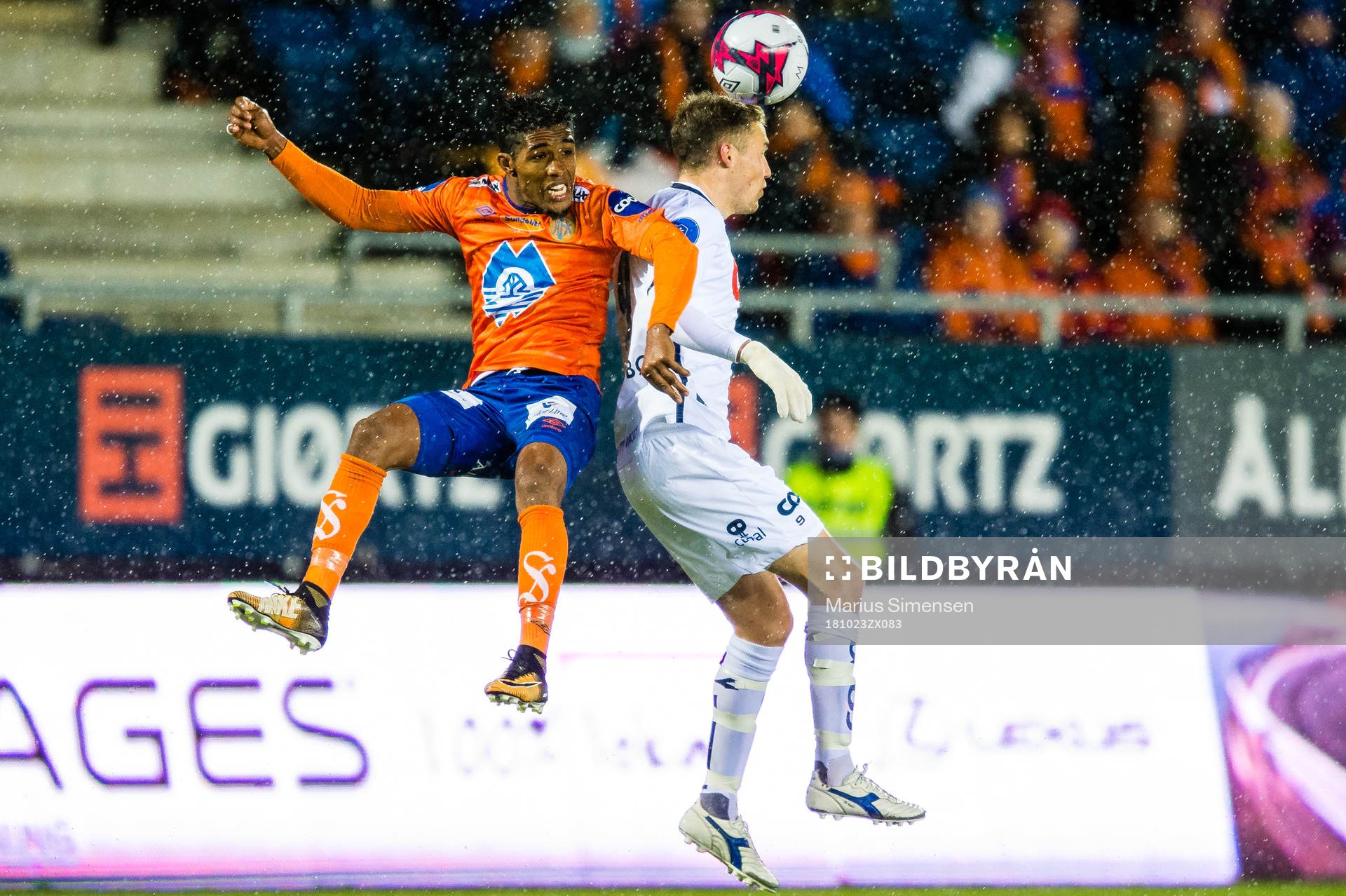 Erikson Spinola Lima of Aalesund an Fredrik Torsteinbø of