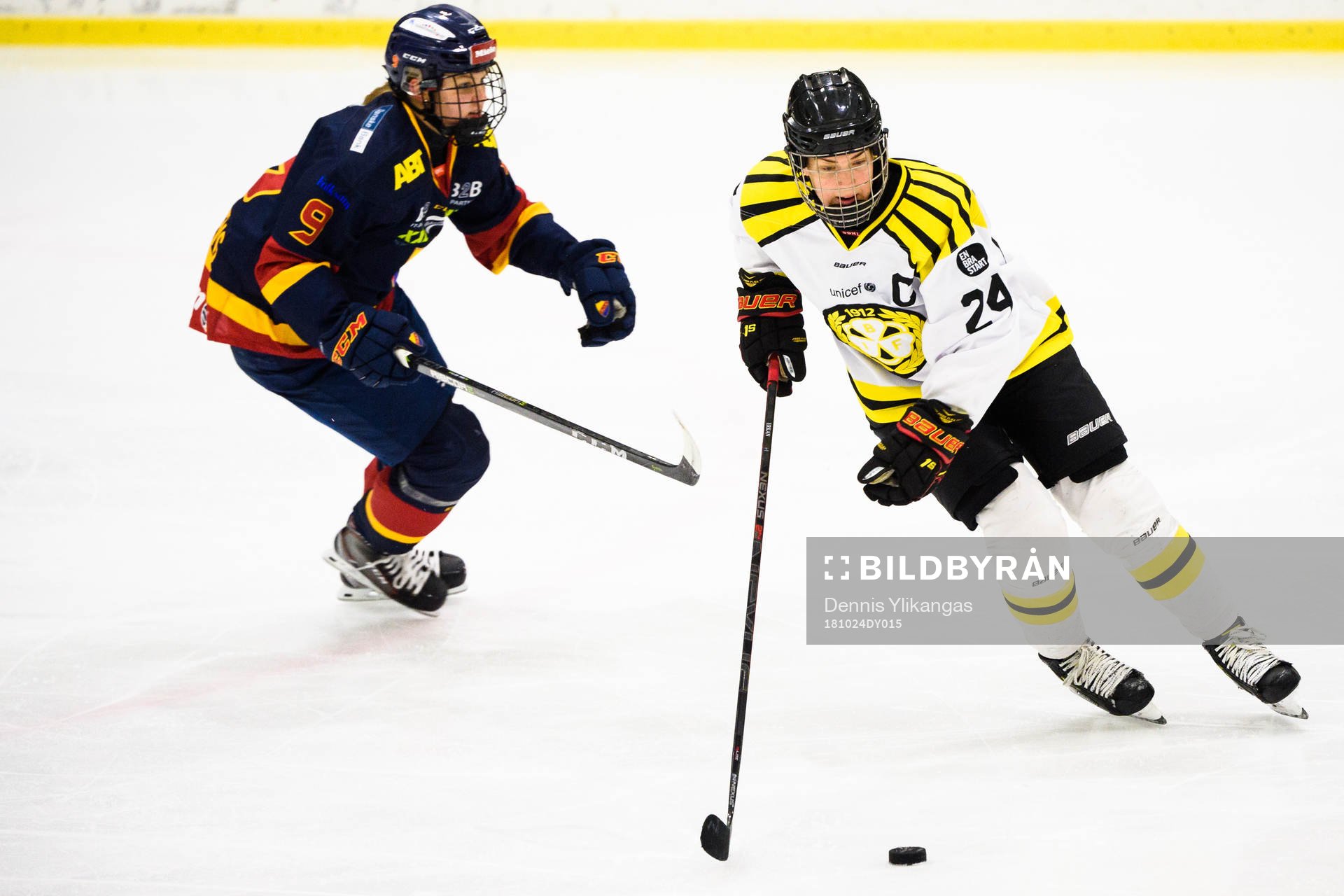 Brynäs Erika Grahm och Djurgårdens Josefin Bouveng