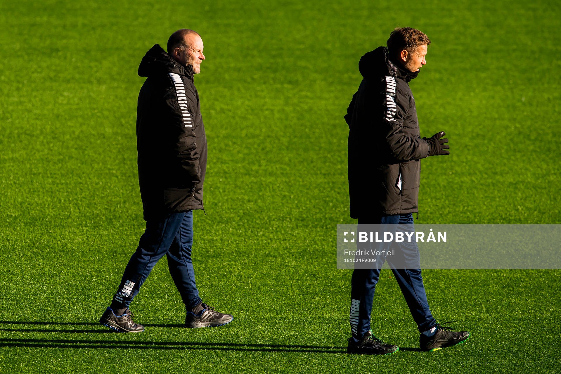 Geir Bakke, head coach of Sarpsborg 08, and Tom Freddy