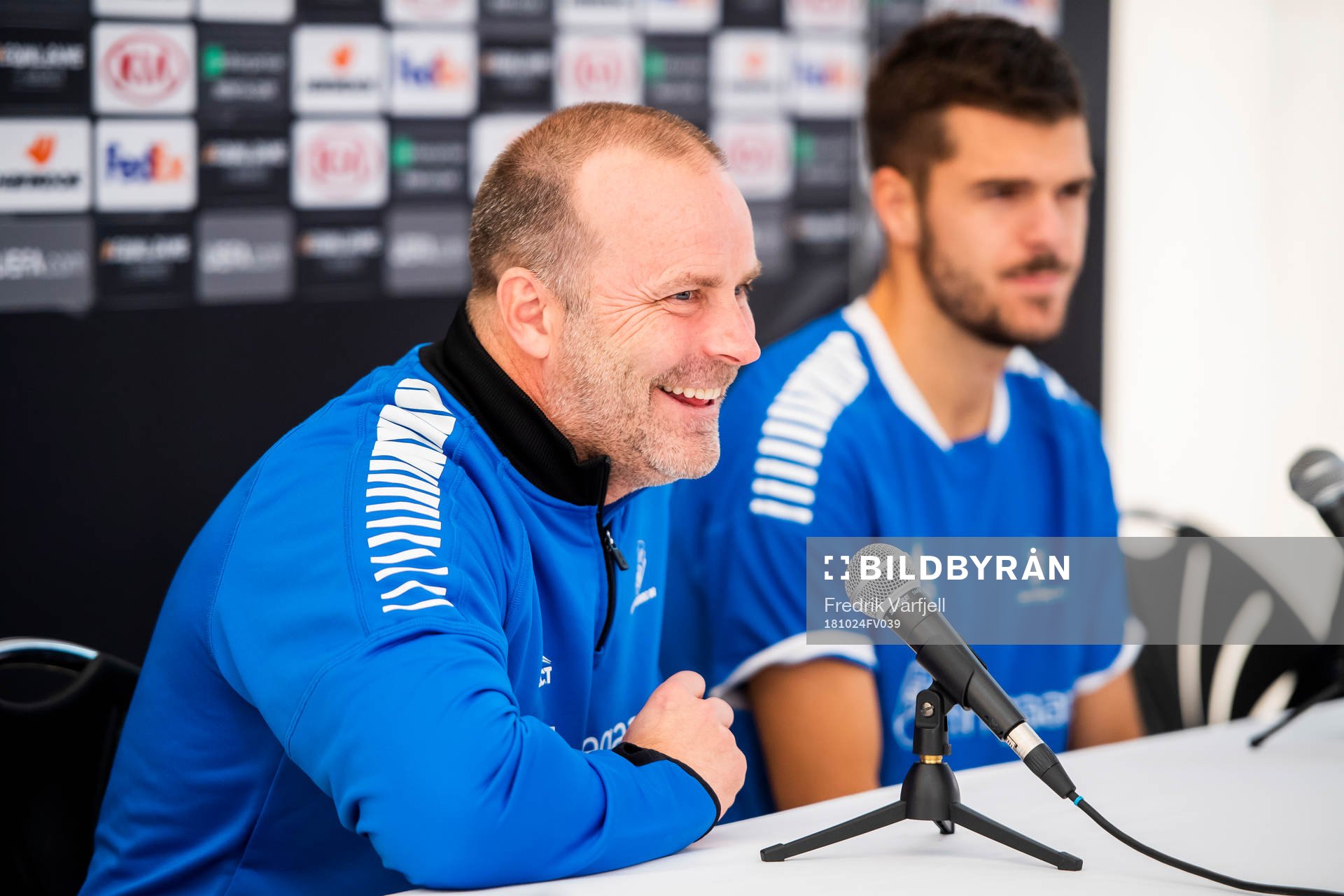 Geir Bakke, head coach of Sarpsborg 08, and Joachim