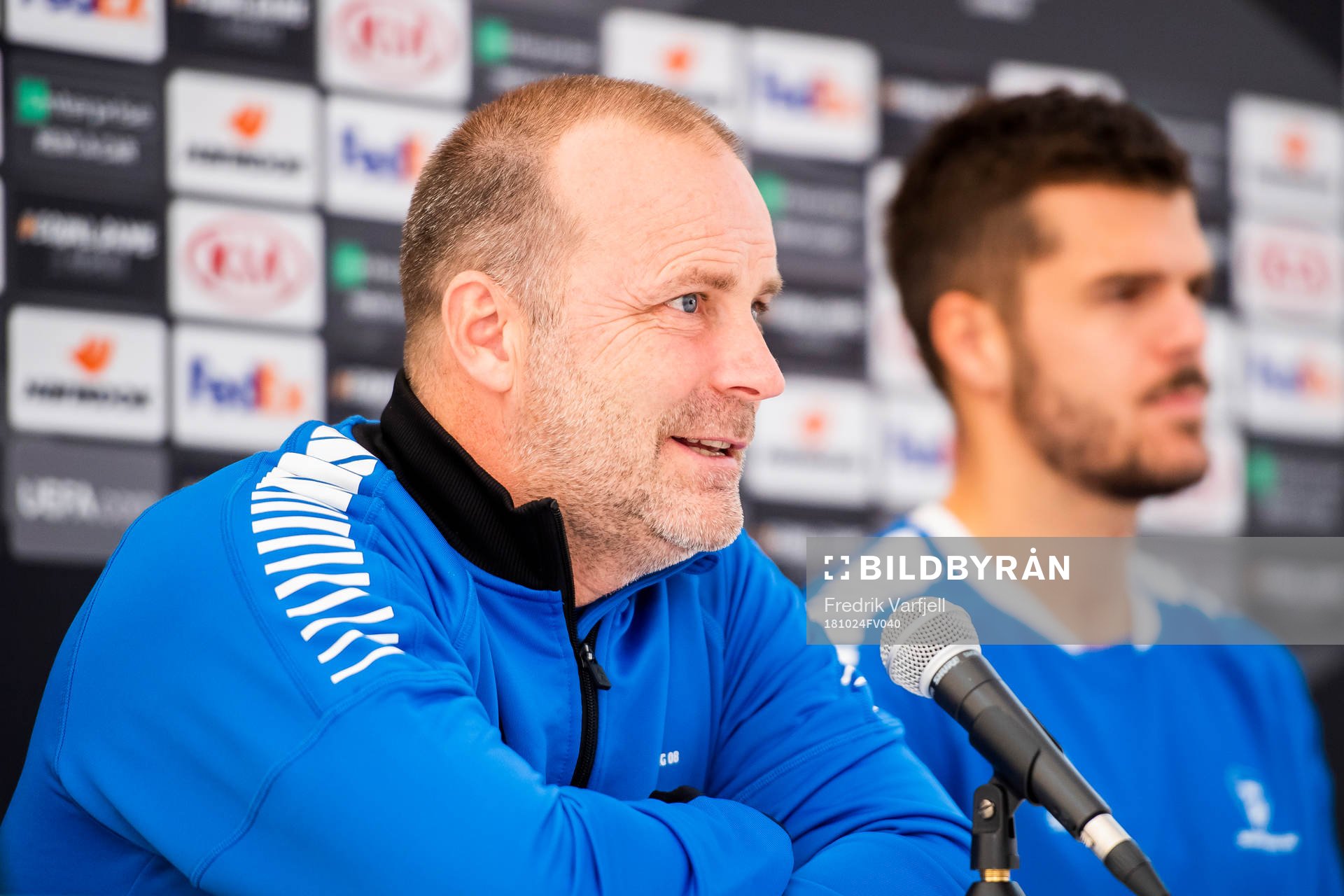 Geir Bakke, head coach of Sarpsborg 08, and Joachim