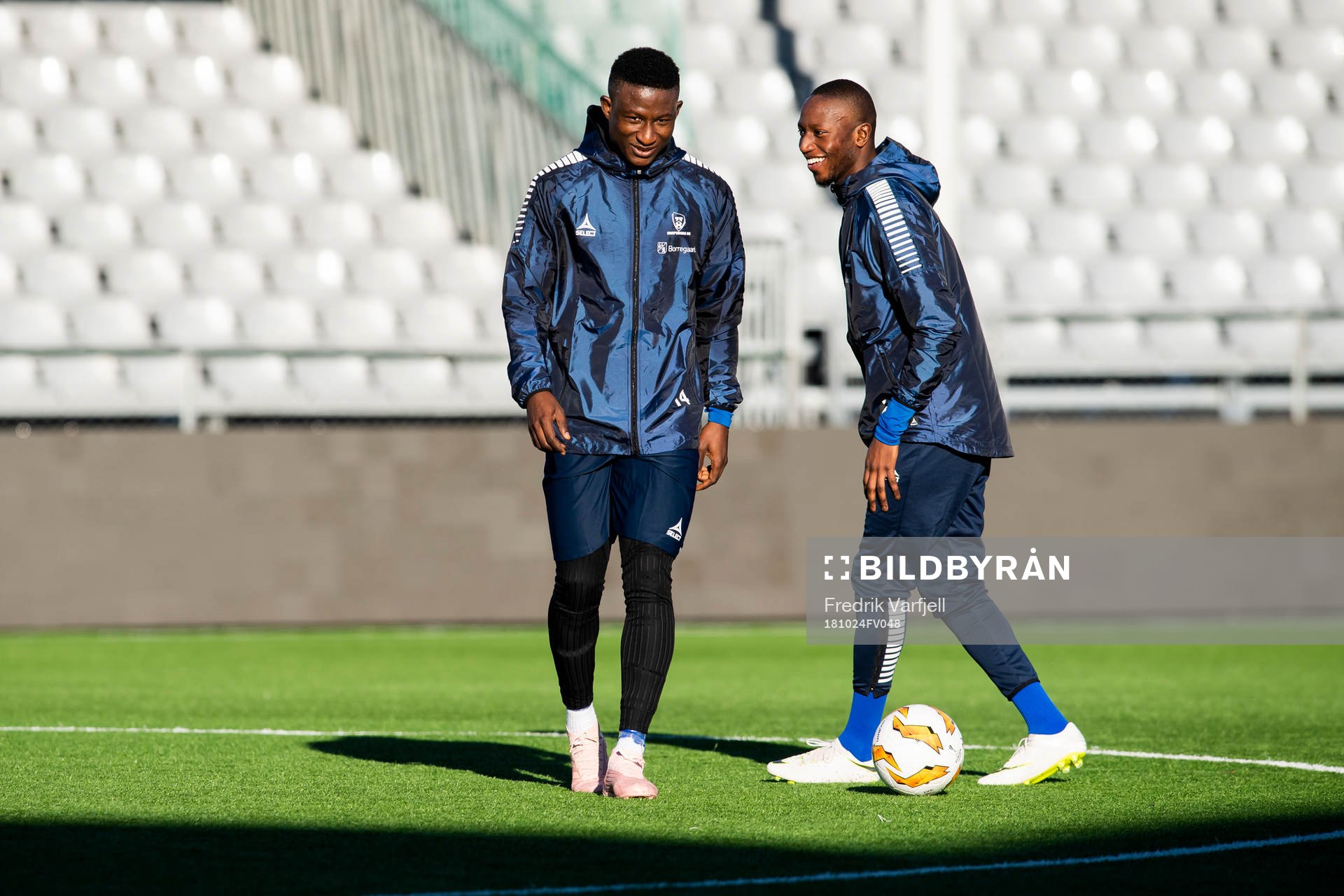Muhammed Usman Edu and Sulayman Bojang of Sarpsborg 08