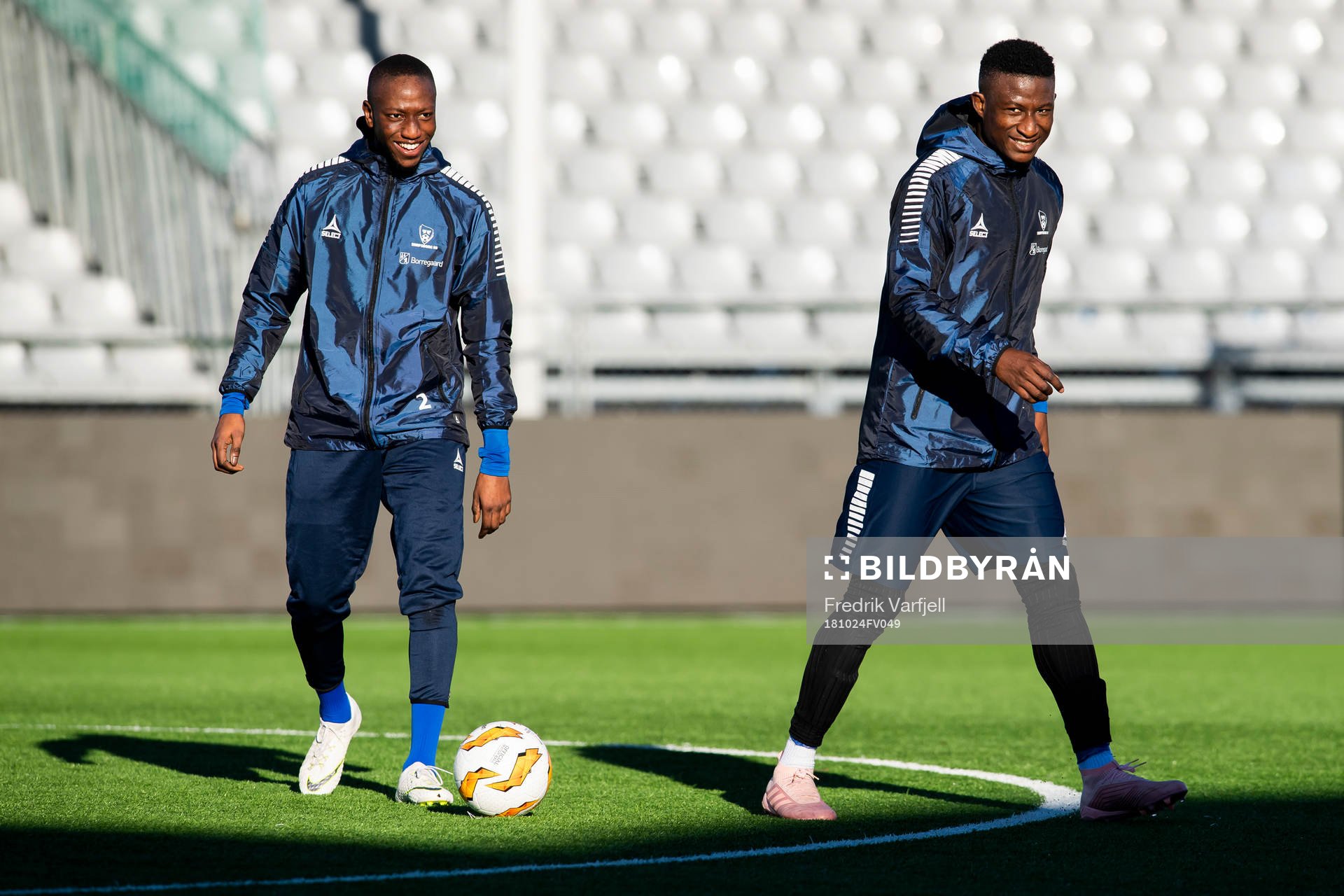 Sulayman Bojang and Muhammed Usman Edu of Sarpsborg 08