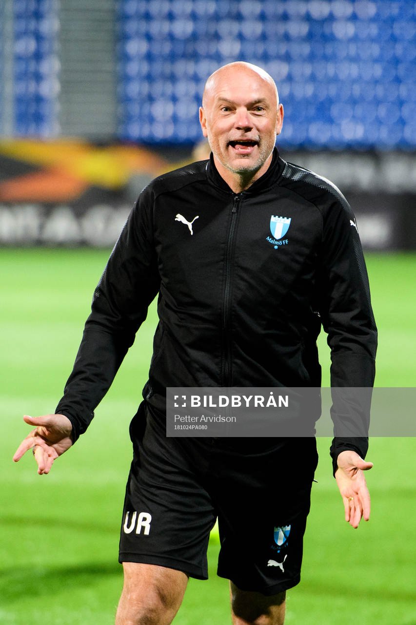 Head coach Uwe Rösler of Malmö FF