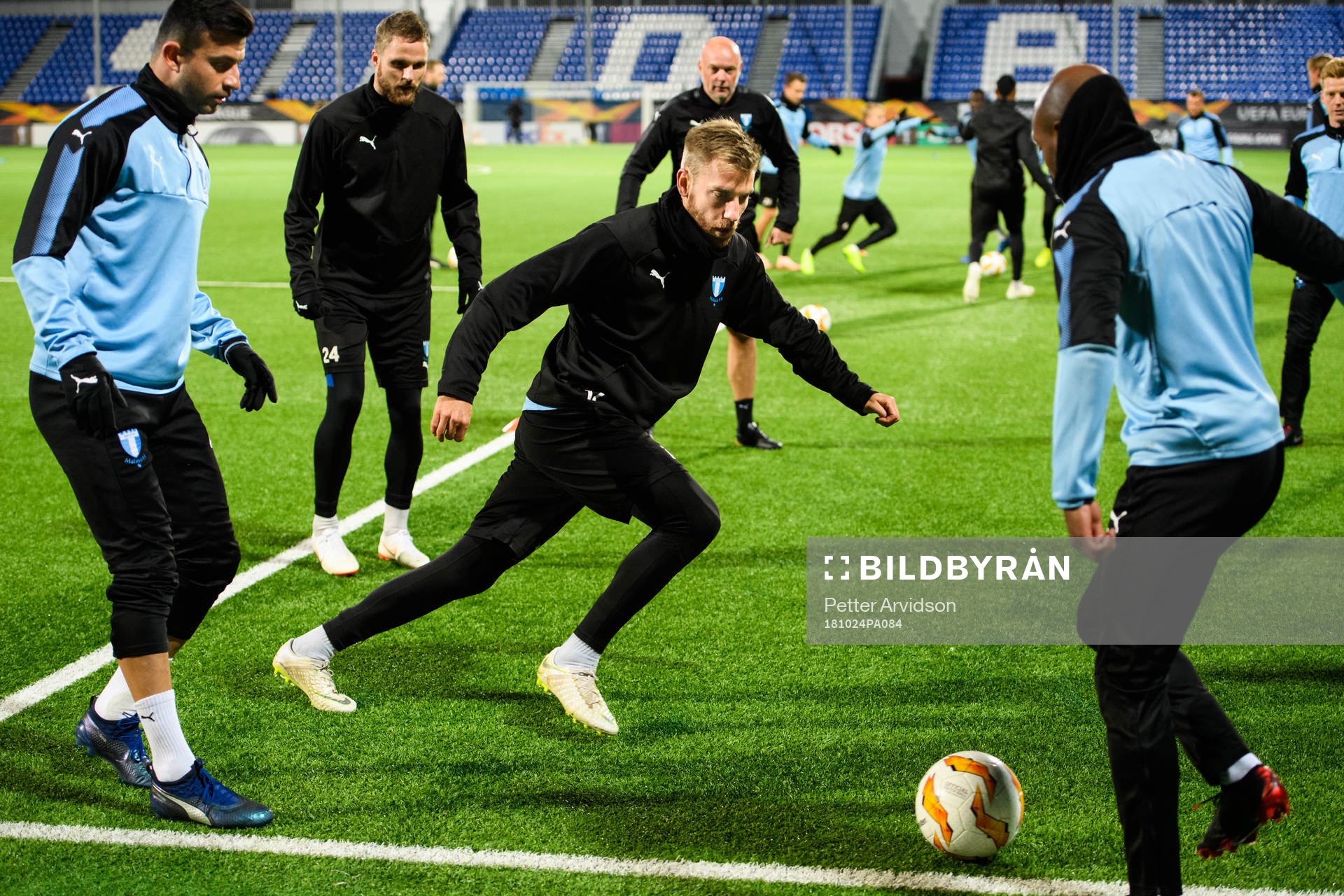 Behrang Safari and Rasmus Bengtsson of Malmö FF