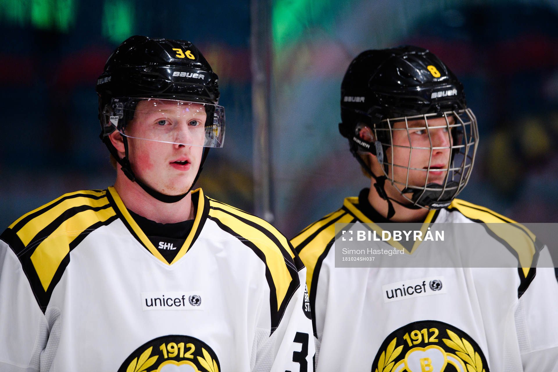Brynäs Samuel Solem och Victor Söderström före