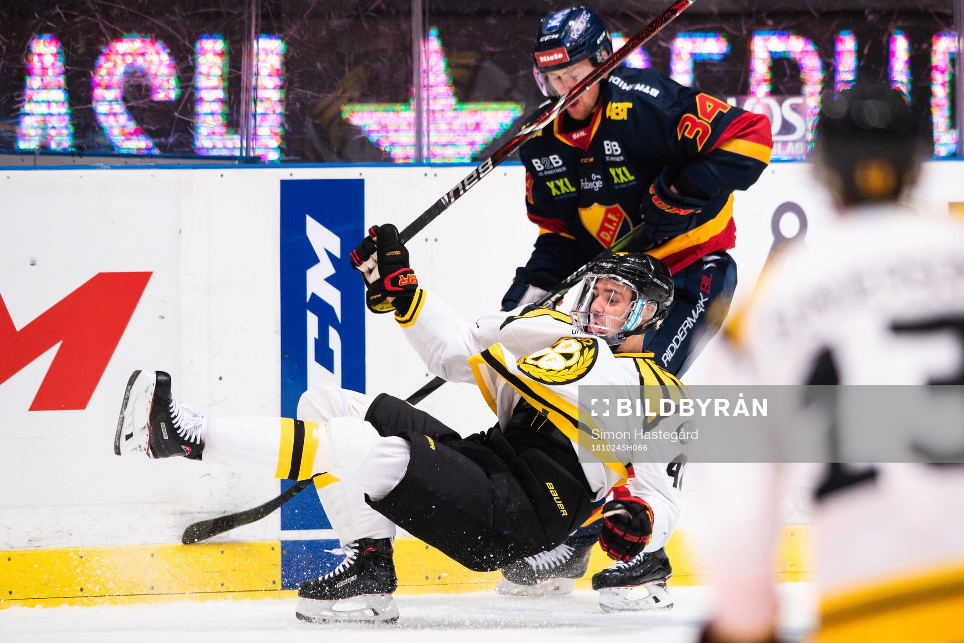 Brynäs Jesper Jensen och Djurgårdens Daniel Brodin