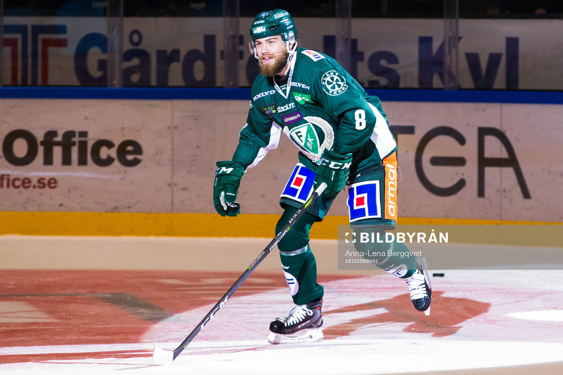 Färjestads Robin Press jublar