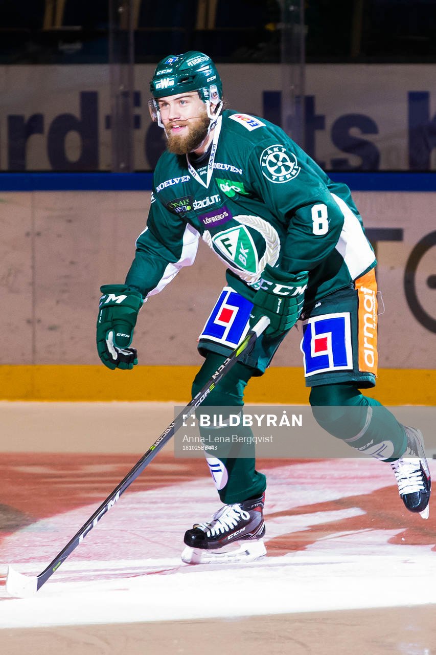 Färjestads Robin Press jublar