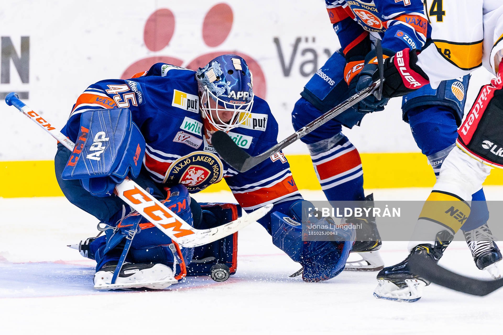 Växjös målvakt Viktor Andrén