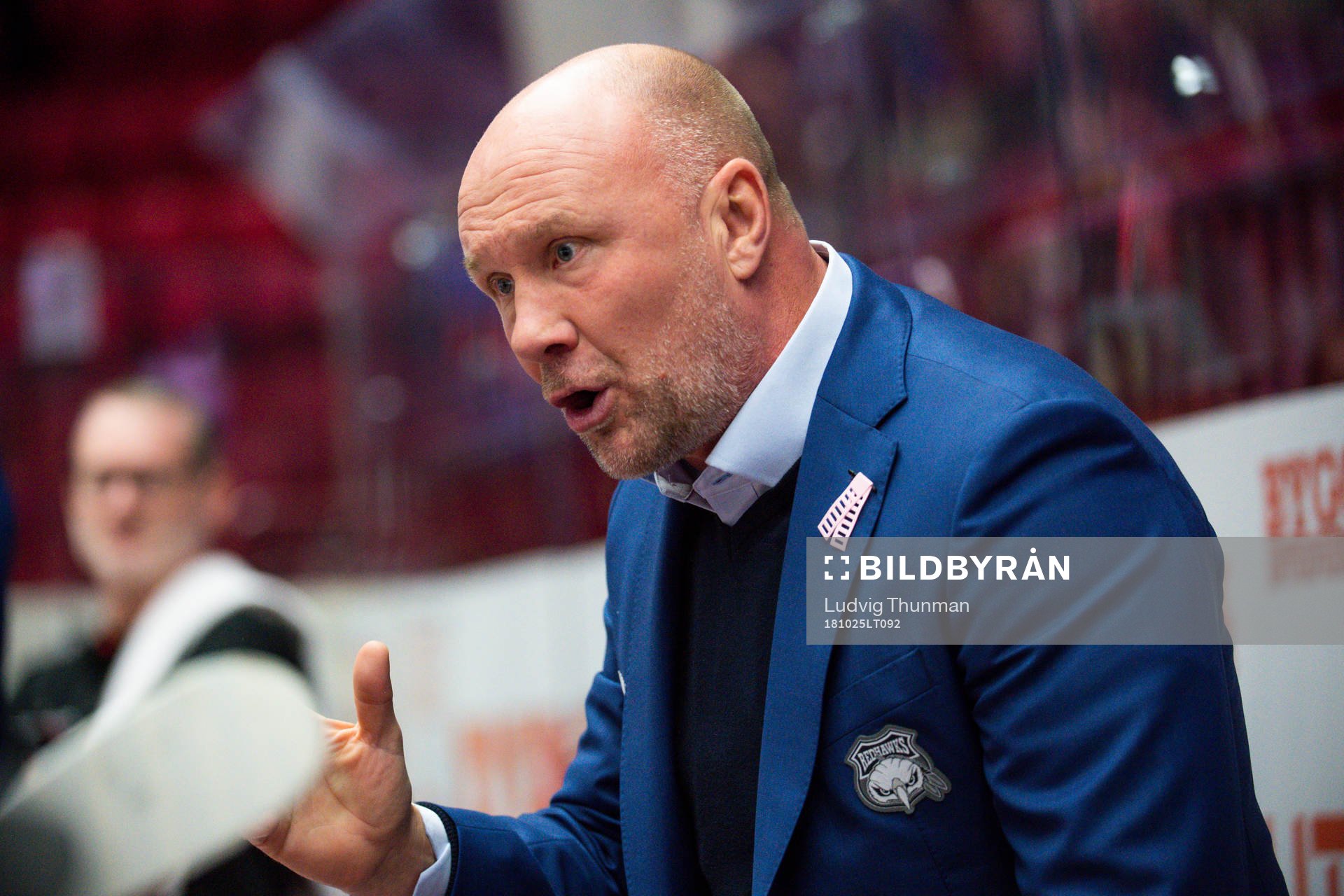 Malmö Redhawks tränare Peter Andersson