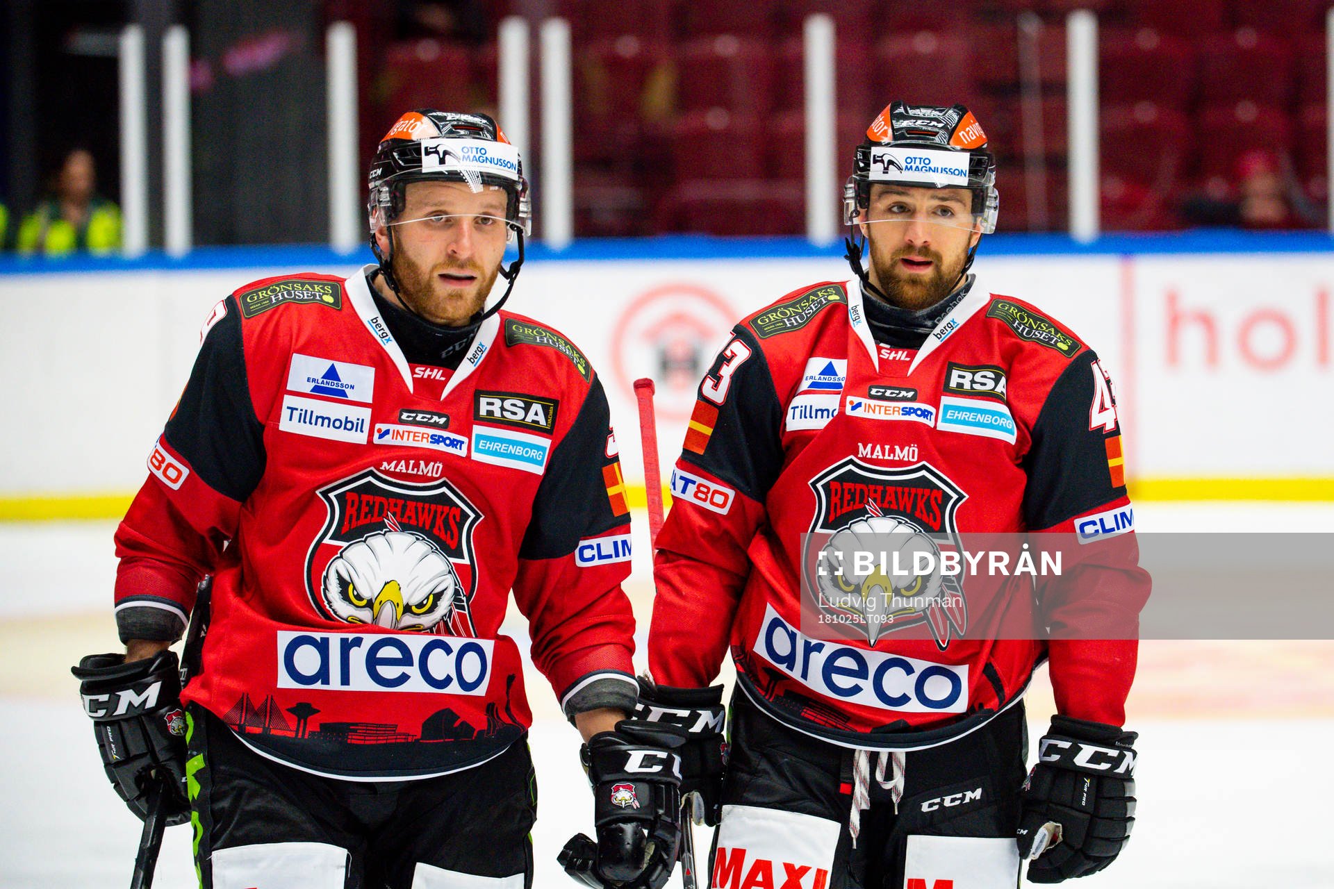Malmö Redhawks Frederik Storm och Nichlas Hardt