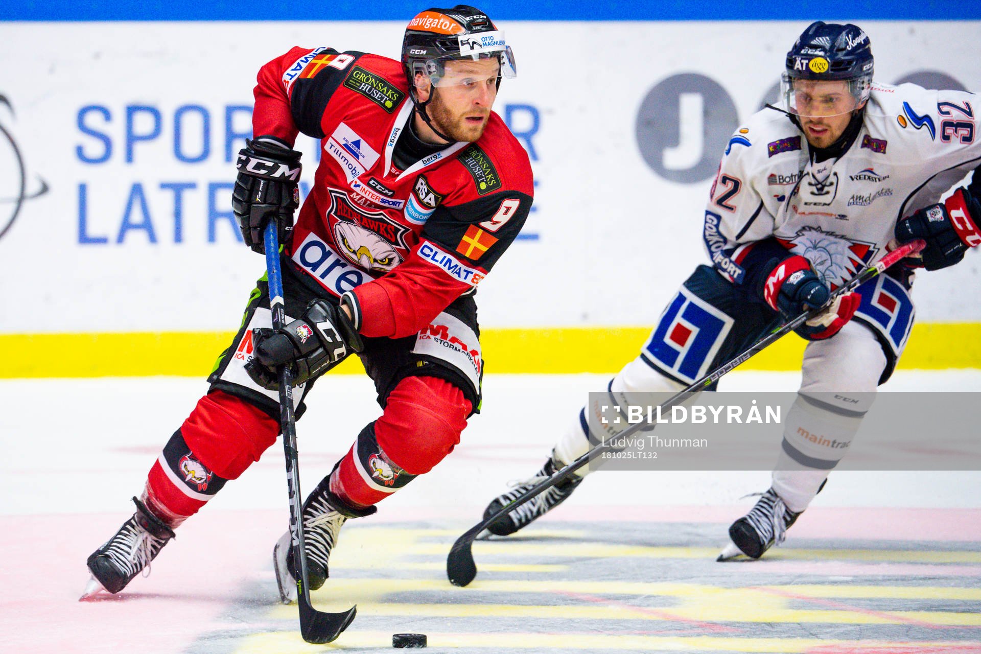 Malmö Redhawks Frederik Storm och Linköpings Lukas