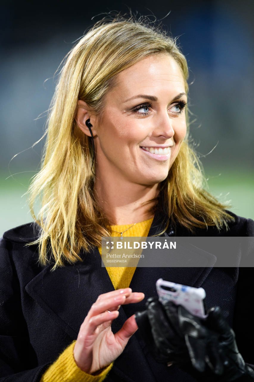 Karin Frick, Kanal 9 prior the Europa League group stage