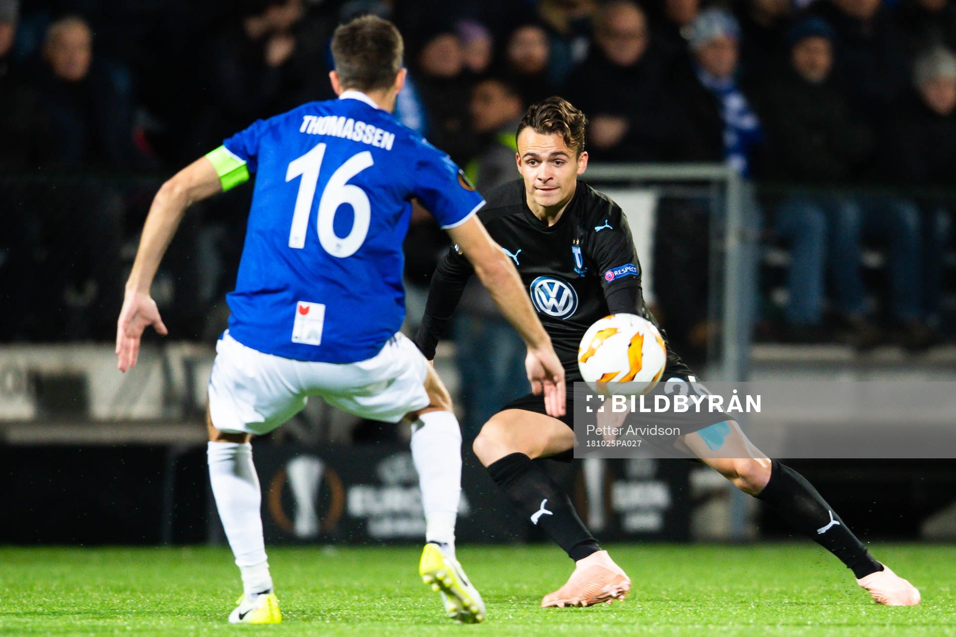 Joachim Thomassen of Sarpsborg 08 and Andreas Vindheim of