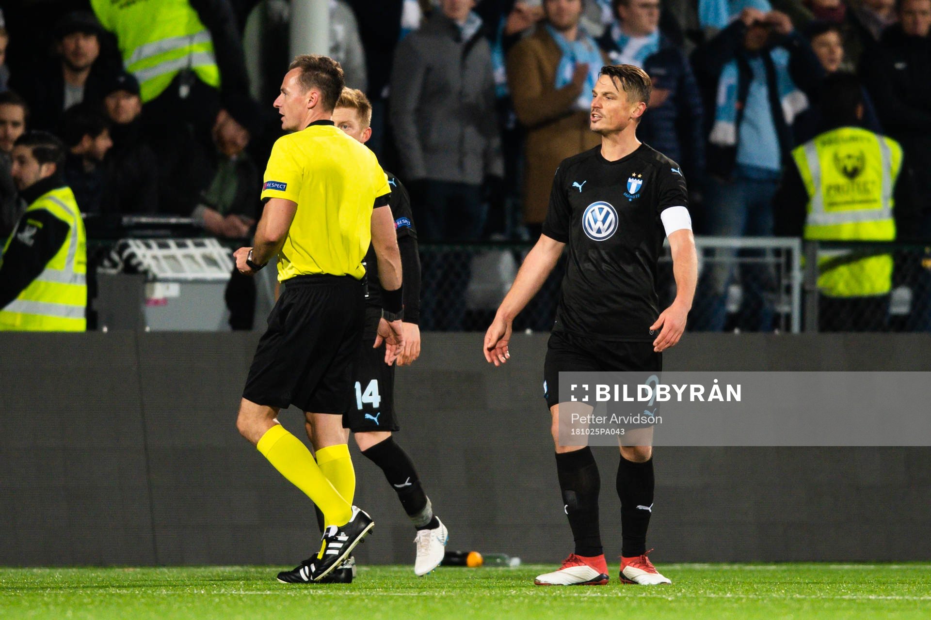 Markus Rosenberg of Malmö FF reacts