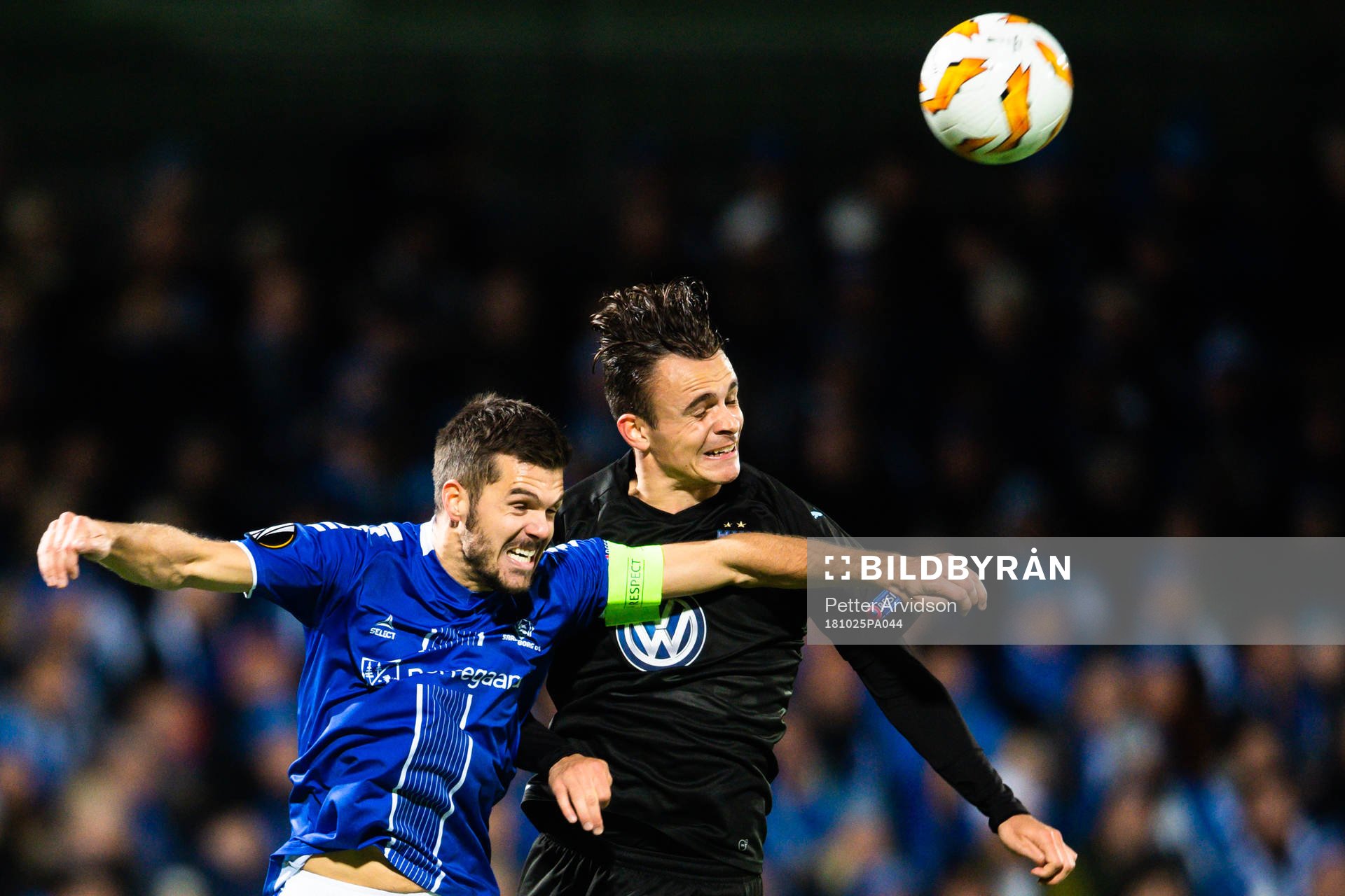 Joachim Thomassen of Sarpsborg 08 and Andreas Vindheim of