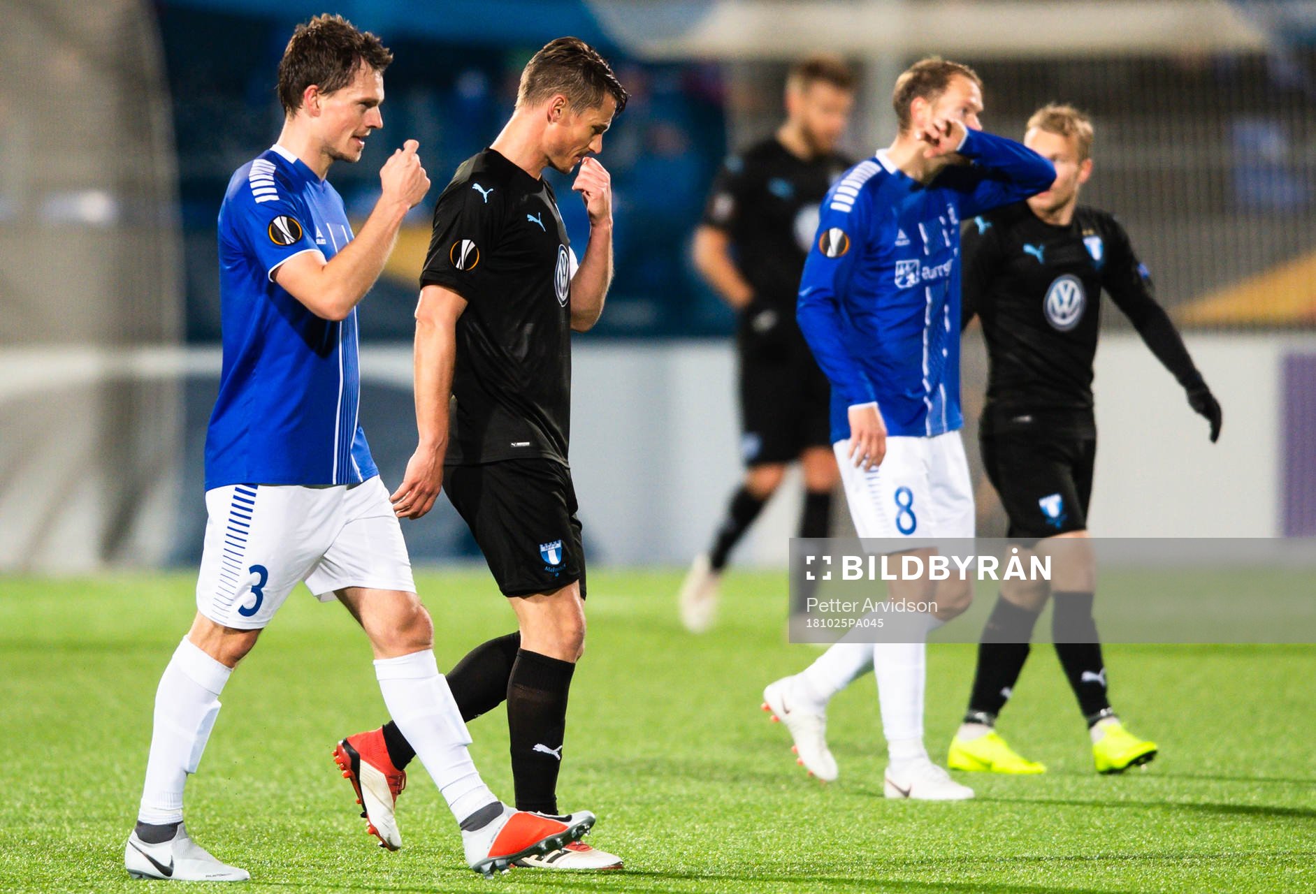 Jörgen Horn of Sarpsborg 08 and Markus Rosenberg of Malmö