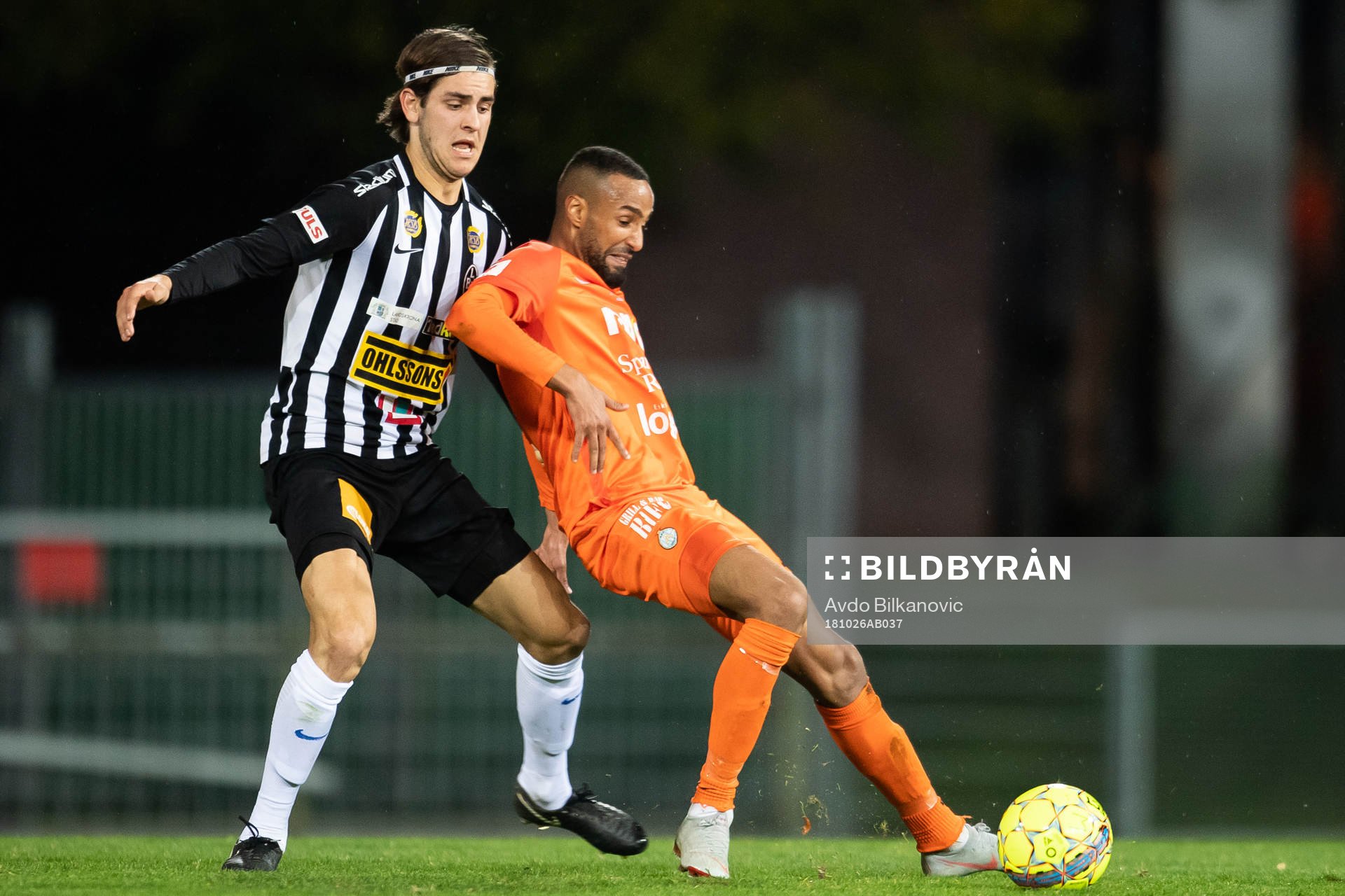 Landskronas Adi Nalic och AFC Eskilstunas Ferid Ali