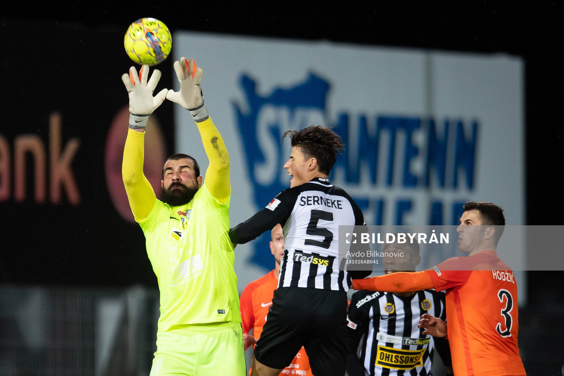 AFC Eskilstunas målvakt Gianluca Curci