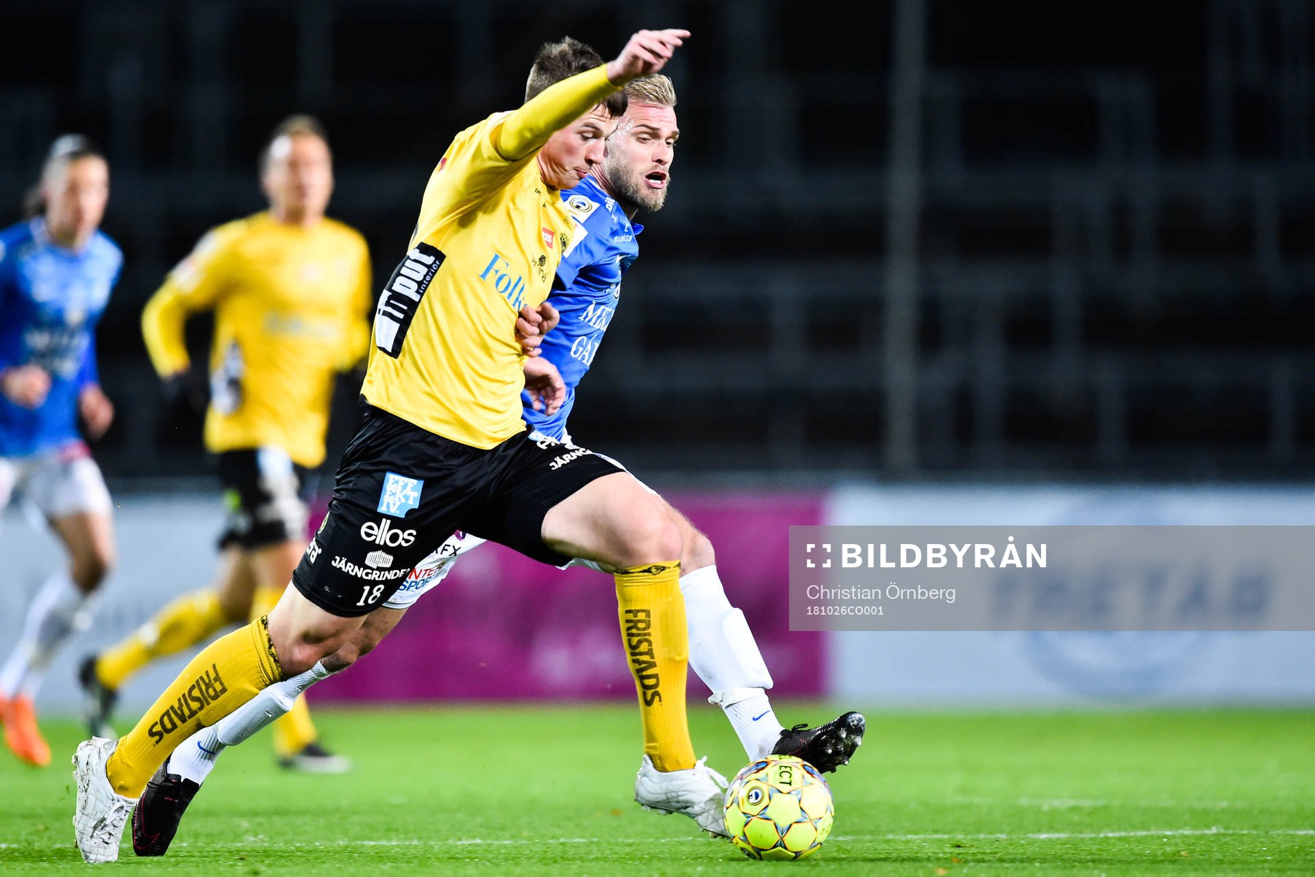 Elfsborgs Simon Olsson och Trelleborgs Robin Nilsson
