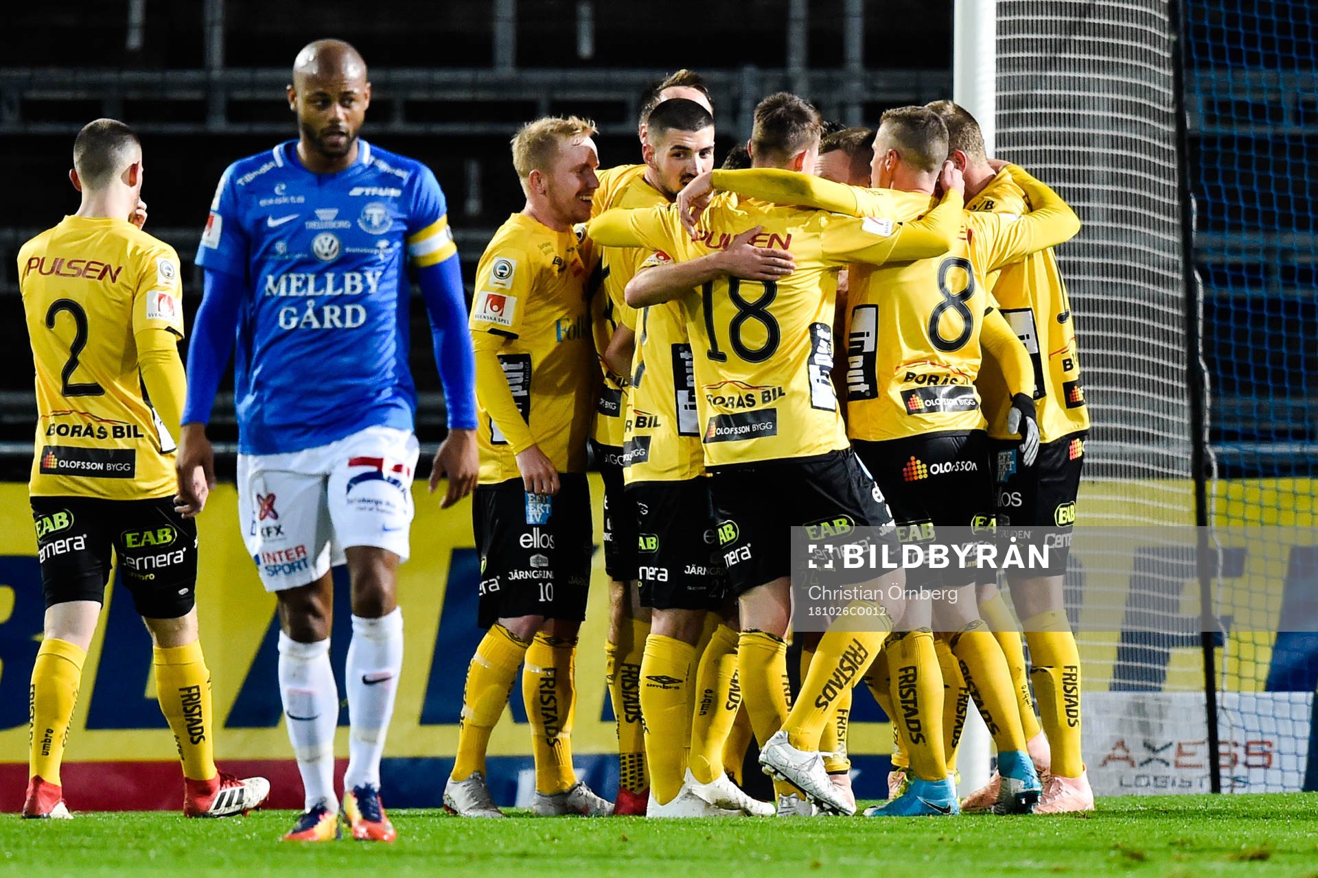 Elfsborgs spelare jublar