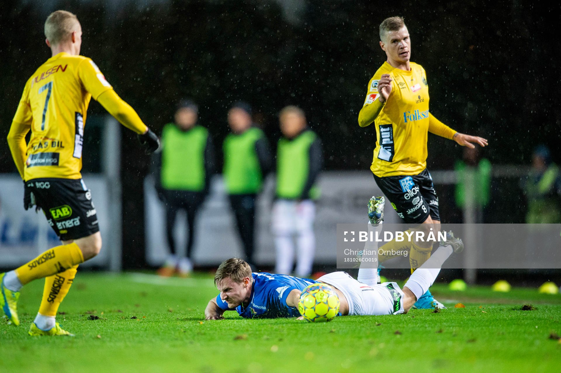 Elfsborgs Daniel Gustavsson och Samuel Holmén mot