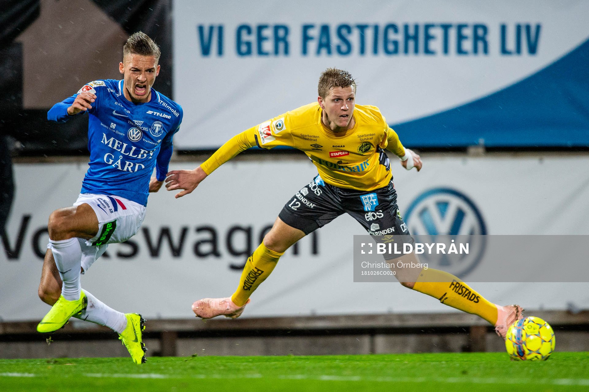 Trelleborgs Felix Hörberg mot Elfsborgs Joakim Nilsson