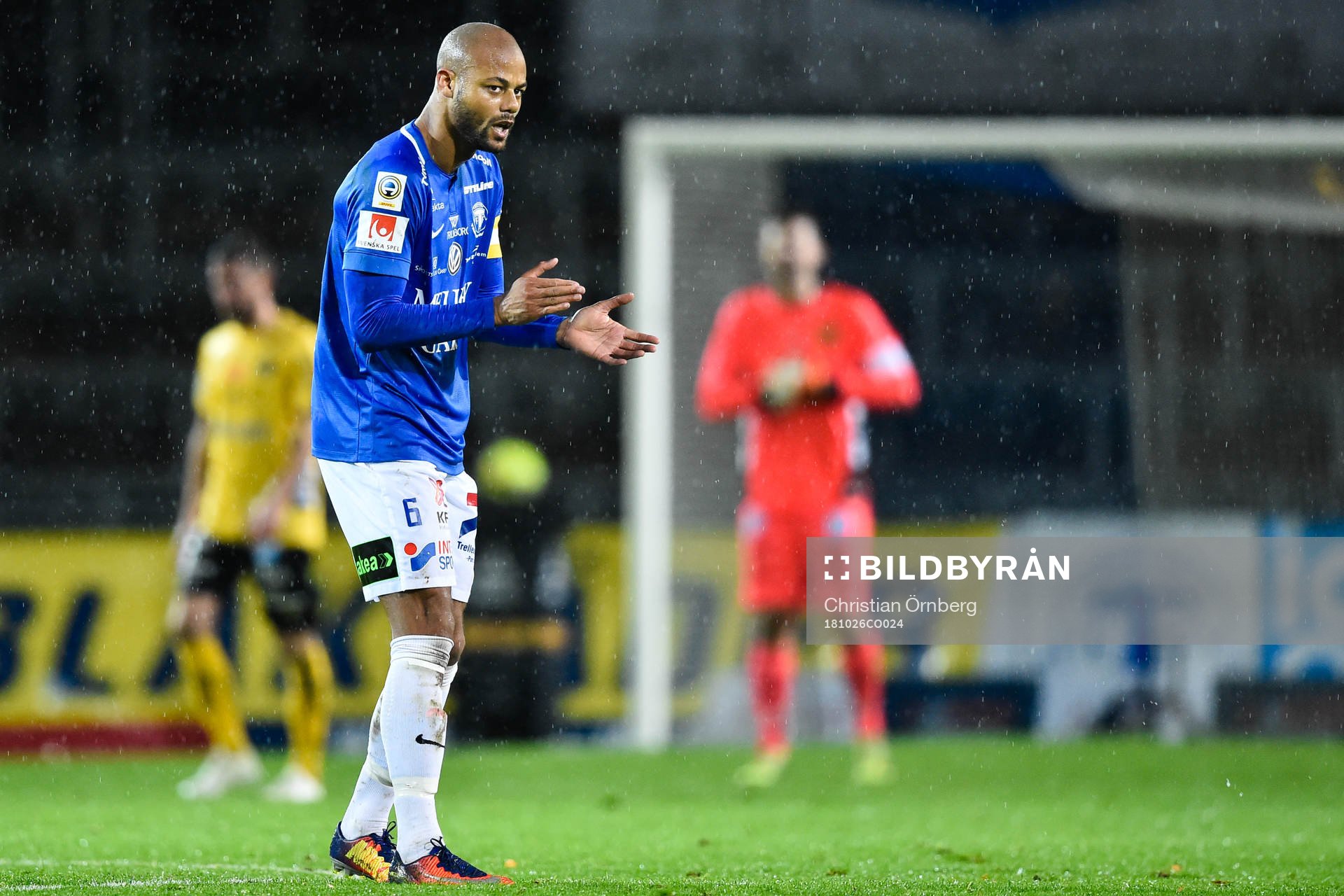 Trelleborgs Salif Camara Jönsson jublar