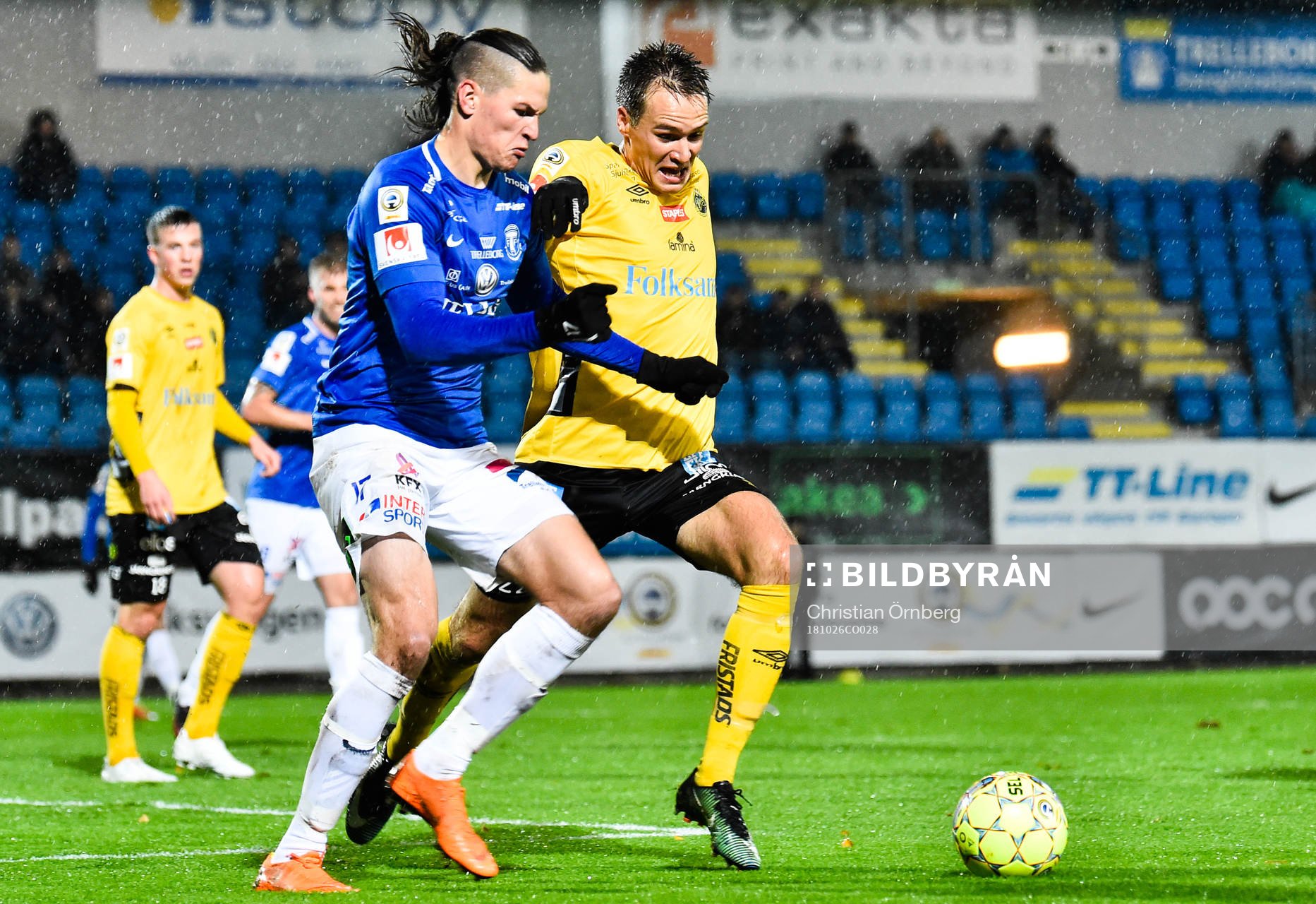 Trelleborgs Isak Jönsson och Elfsborgs Viktor Prodell