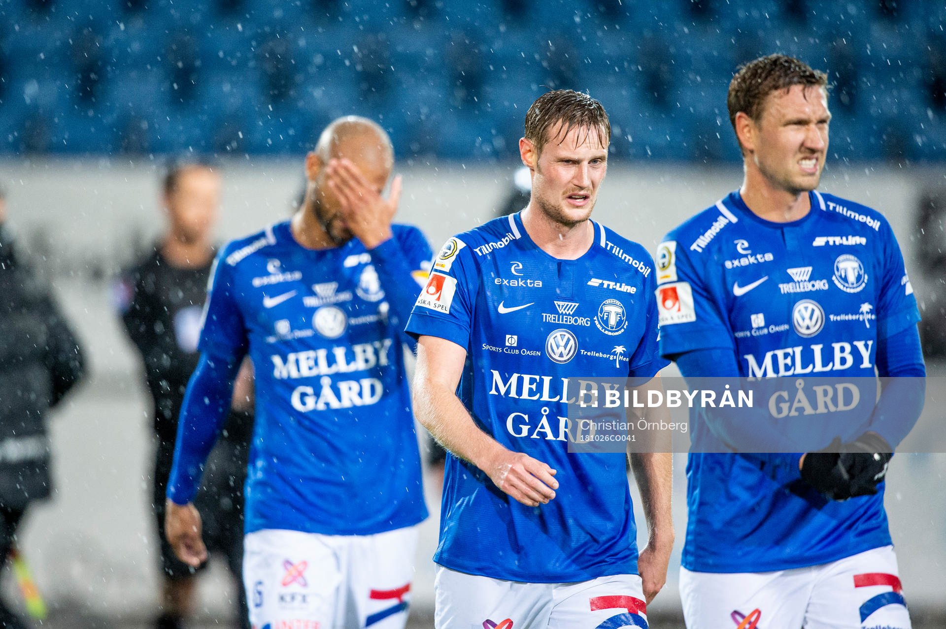 Trelleborgs Salif Camara Jönsson, Anton Tideman och Marcus