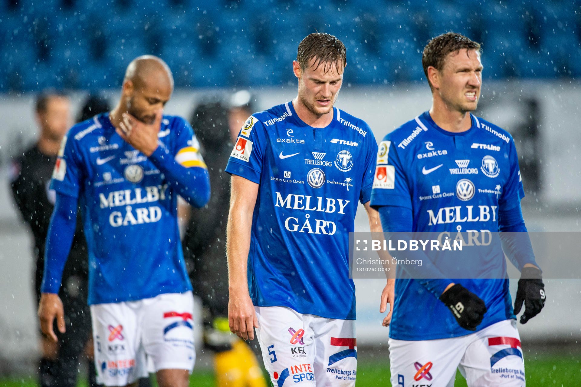 Trelleborgs Salif Camara Jönsson, Anton Tideman och Marcus
