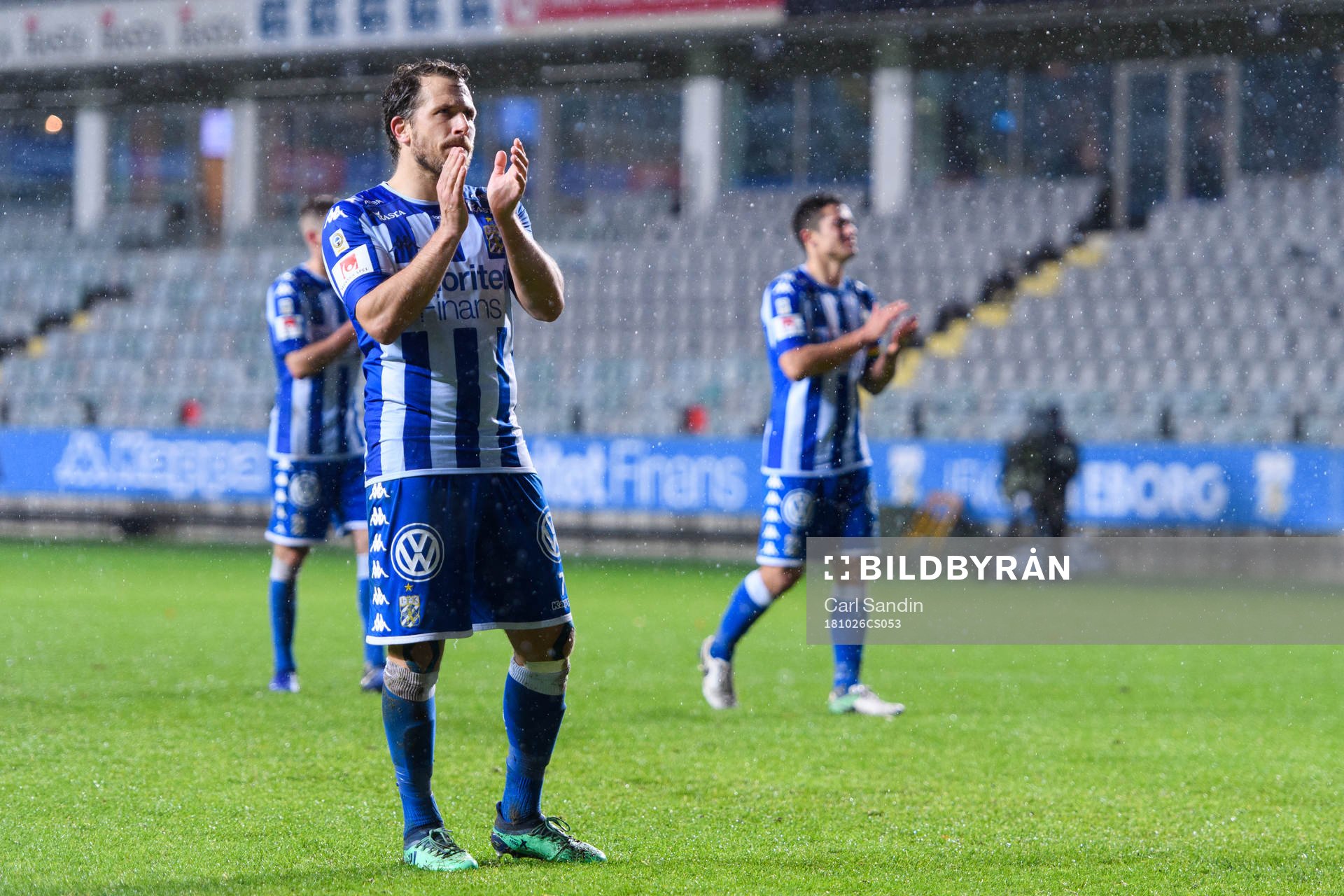 IFK Göteborgs Tobias Hysén tackar publiken